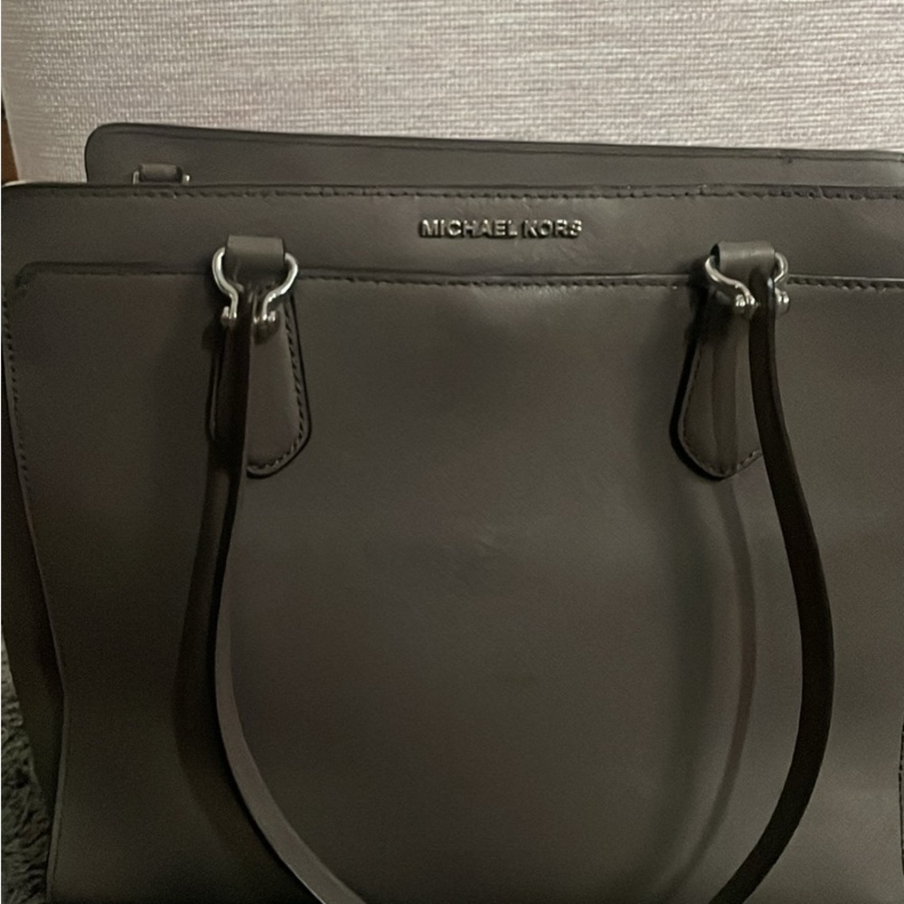 Michael Kors Dark Gray Tote Bag